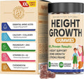 Height Growth Increase Vitamin Gummies, Calcium, Magnesium, Zinc, Ashwagandha, Glucosamine Grow Tall Supplement, Multivitamin for Kids, Teens, Adults