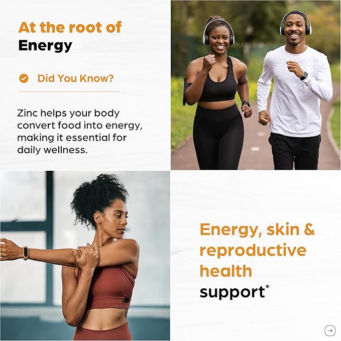 Zinc 50mg Capsules for Men and Women, 120 Count | Highly Absorbable Zinc Supplements for Immune System Support | Zink 50 mg Mono Methionine Chelated Complex |Helps with Skin Health & Overall Immunity