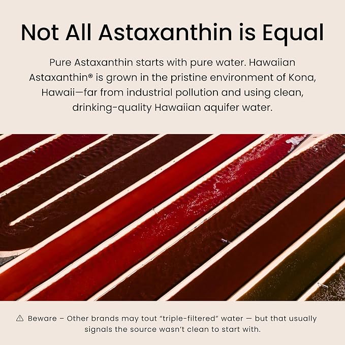 Nutrex Hawaii BioAstin Hawaiian Astaxanthin - 12mg, 60 Gummies - Farm-Direct Premium Antioxidant Supplement to Support Eye, Skin, Joint & Immune System Health - Non-GMO & Gluten-Free