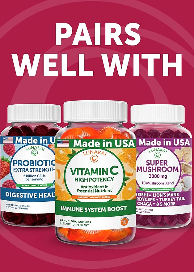 Lunakai Cranberry Gummies for Women 1500mg (50:1 Extract) with D-Mannose 200mg - Daily Cranberry Supplement for Urinary Tract Health & Bladder Support, Non-GMO – Made in Australia – 60ct