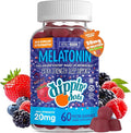 Dippin' Dots Extra Strength Melatonin 20mg Gummies for Adults - Melatonin Gummies with 20mg per Serving - Vegan Friendly Nighttime Sleep Supplement - Made with Natural Colors & Flavors (60 Count)