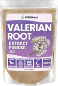 XPRS Nutra Valerian Root Extract Powder 4:1 - Premium Valerian Root Powder for Cognition - Vegan Friendly Herbal Sleep Assist (8 Ounce)