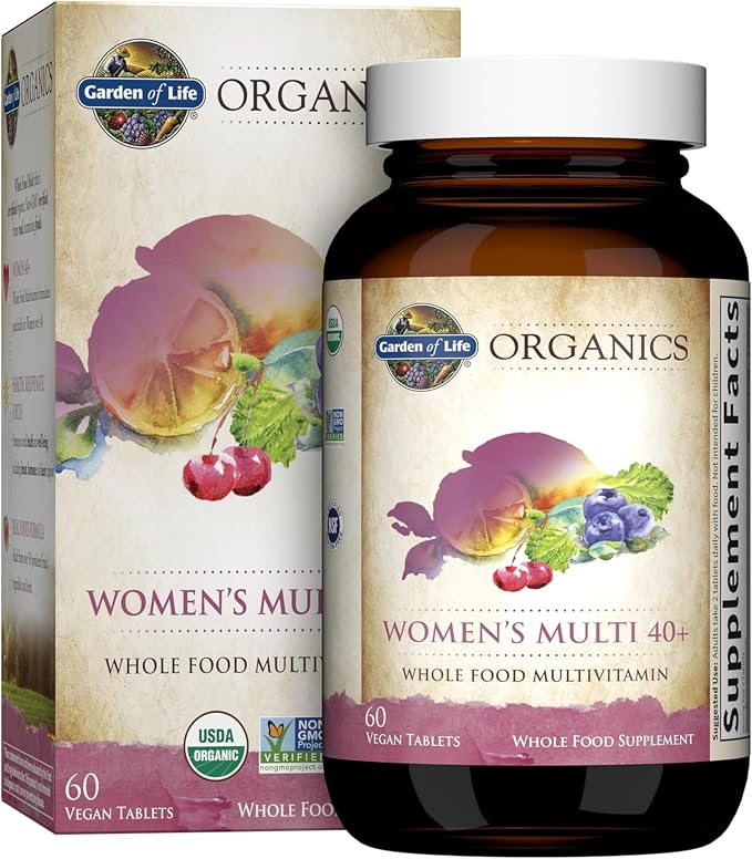 Garden Of Life, Multivitamin Mykind Womens 40 Plus Organic, 60 Count