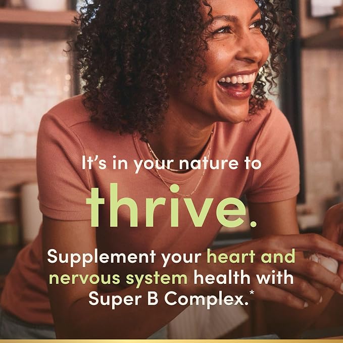 Nature's Bounty Super B Complex Vitamins with Vitamin C & Folic Acid,Vitamins for Immune & Cellular Energy Support,150 Tablets,(Pack of 3)