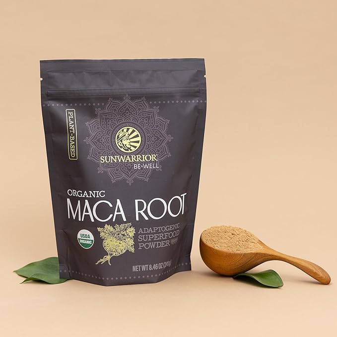 Organic Maca Root Powder Yellow – 8 grams of Adaptogenic Organic Superfood per Serving Supports Energy, Stamina, Mood & Balance – Peruvian Maca Powder for Vitality & Wellness Non-GMO Vegan 30 Servings