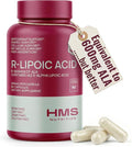 Stabilized R-Lipoic Acid 300 mg per Serving — Pure R Alpha Lipoic Acid (R-ALA) High Potency Active R Isomer Antioxidant Nerve & Metabolism Support — NSF Certified Non-GMO Vegan 60Capsule