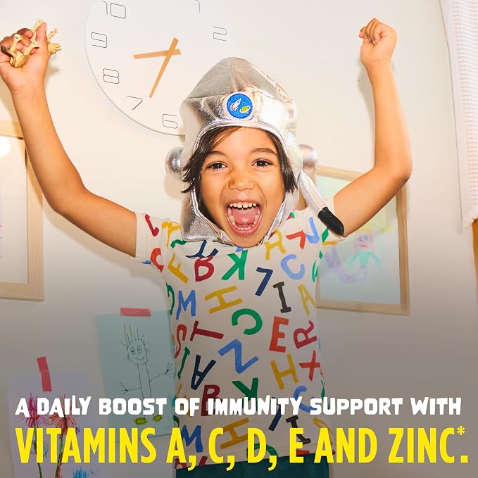Flintstones Gummies Kids Vitamins with Immunity Support*, Kids and Toddler Multivitamin with Vitamin C, Vitamin D, B12, Zinc & More, Orange 150ct, (Pack of 2)