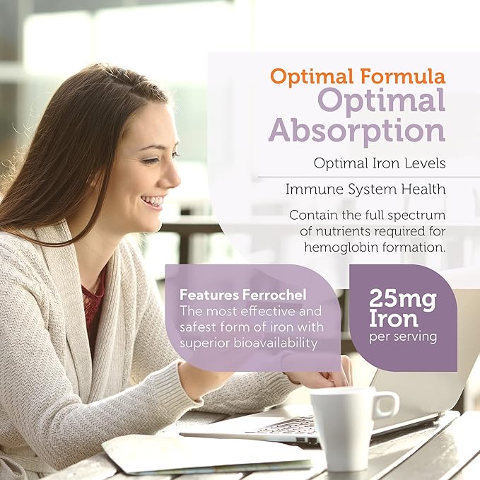 Zahler Iron Complex, Gentle & Non-Constipating Iron Formula, 250 Capsules