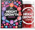 BIOTEQUELAB Height Growth Increase Gummies Vitamins, Grow Tall Supplement, Calcium, Magnesium, Zinc, Ashwagandha, Glucosamine Multivitamin for Teens, Kids, 180 Gummies