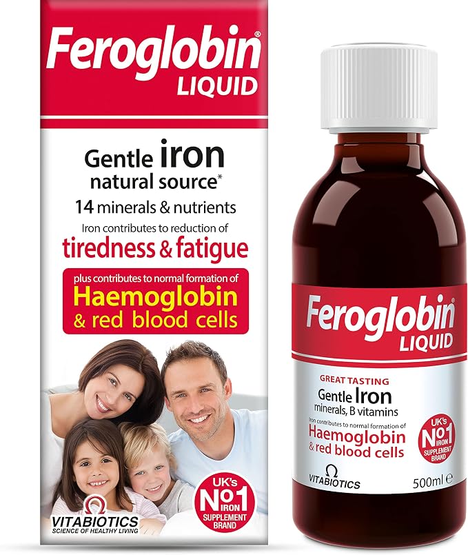 Vitabiotics Organic Feroglobin Liquid 500ml