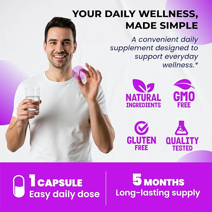 Quercetin Supplement with Bromelain, Vitamin C and Zinc, Nattokinase, NAC, Elderberry, Elderberry | 8 in 1 Ultra Antioxidant Complex for Immune Health | 150 Capsules