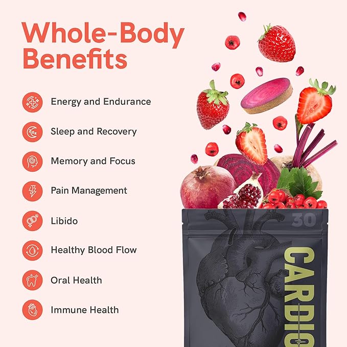 Cardio Miracle Nitric Oxide Supplement 90 Servings - Beet Root Powder with L-Arginine to Support Circulation, Blood Flow, Energy, Endurance, Stamina & Heart Health for Men and Women