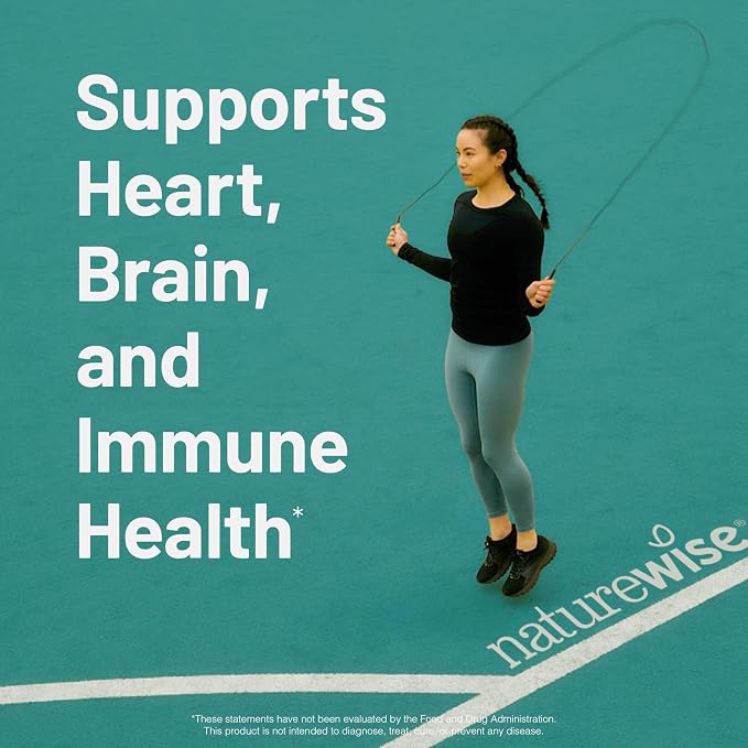NatureWise Extra-Strength Omega 3 Fish Oil Supplement - 1000mg per Serving - 600 EPA & 400 DHA and Vitamin E - Support for Heart & Brain Health - Lemon Flavor, GMO-Free - 360 Softgels[6-Month Supply]