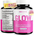 GOBIOTIX Hair Skin and Nails Vitamin Supplement - 10000mcg Biotin Pills with Hyaluronic Acid, Folate, Iron, Magnesium, and Zinc - Collagen Production, Hair Growth - 30 Servings