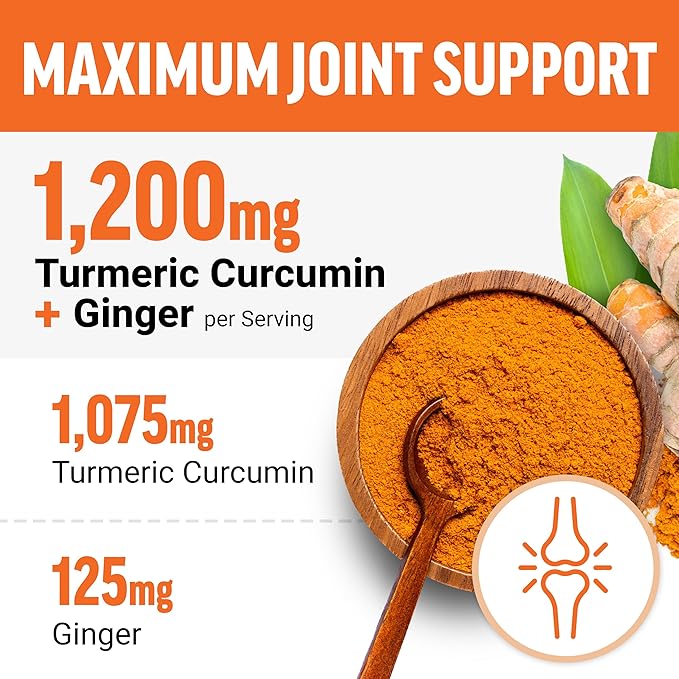 Force Factor Better Turmeric Maximum Joint Support, 1075mg Curcumin with Ginger to Support Mobility, Flexibility & Comfort, More Convenient Than Turmeric Gummies, Fruit Punch, 180 Soft Chews, 3-Pack