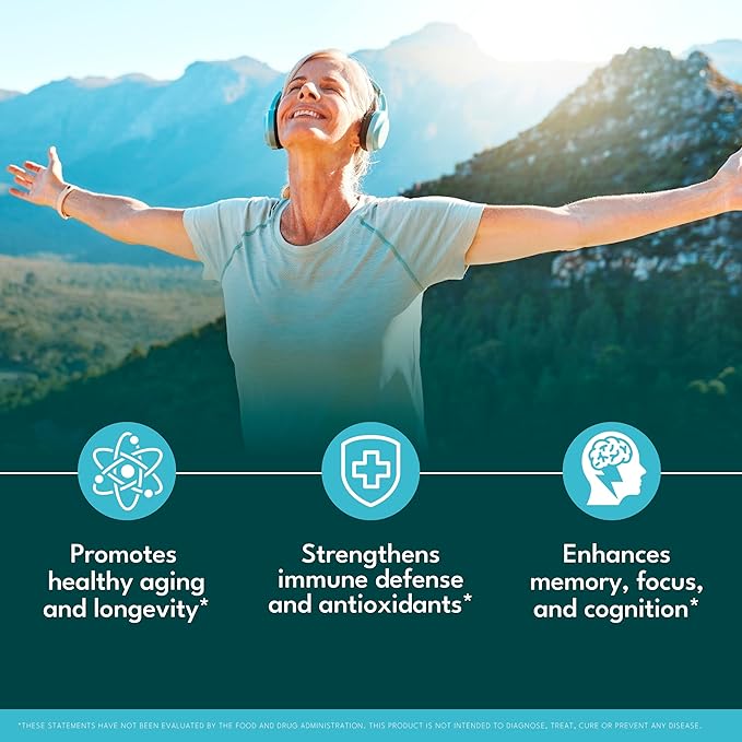 NEW AGE NAD+ Supplement Complex – NAD+ 300 mg with Astaxanthin, Urolithin A, Resveratrol, CoQ10 & Antioxidant Blend – Cellular Energy, Support or Women & Men – Vegan, Non-GMO- 120 Count