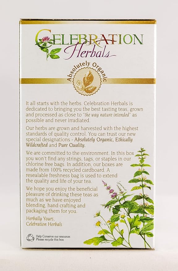 Celebration Herbals Tea Valerian Root Organic -- 24 Herbal Tea Bags