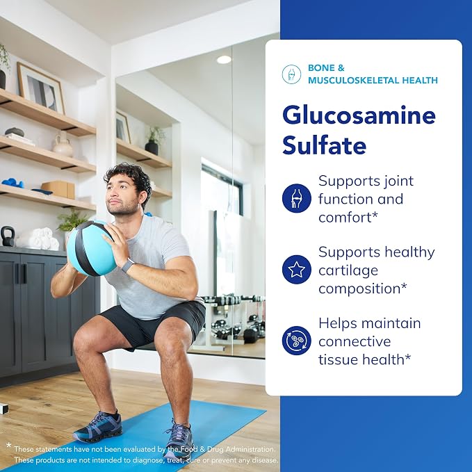 Pure Encapsulations Glucosamine Sulfate 1,000 mg | Supplement for Joint Support and Mobility, Cartilage Health, and Connective Tissue* | 180 Capsules