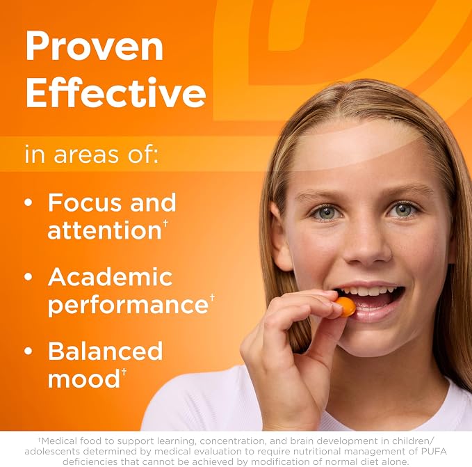 Equazen Pro SFI Health Fish Oil Jelly Chews - Omega 3 & Omega 6 for Kids & Teens - EPA, GLA & DHA for Kids Mood, Memory & Focus Support - Optimized for Bioavailability & Absorption (45 Jelly Chews)