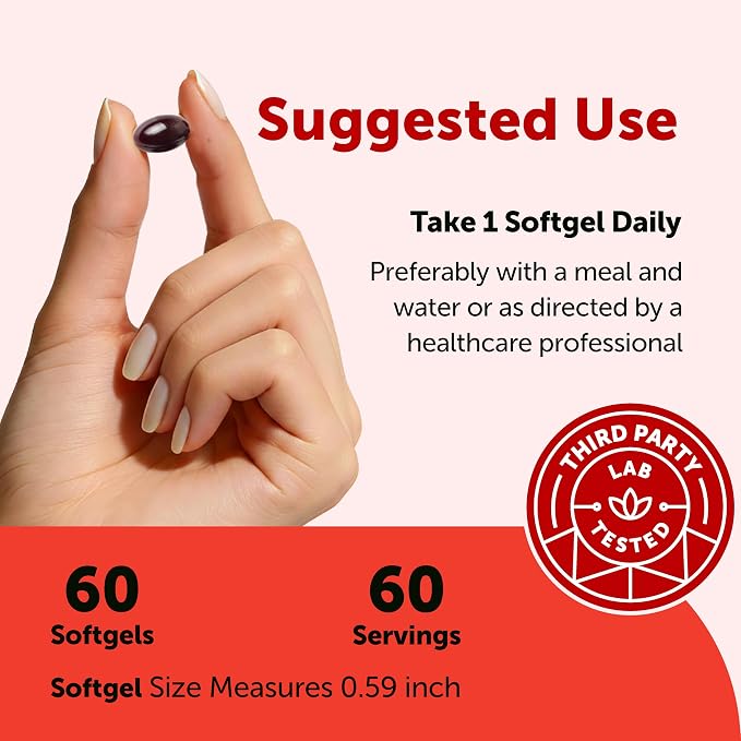Micro Ingredients Astaxanthin 12mg with MCT Oil, 60 Softgels | Fresh Microalgae Source | Triple Strength, Easy to Swallow, Non-GMO, Gluten Free, Soy Free