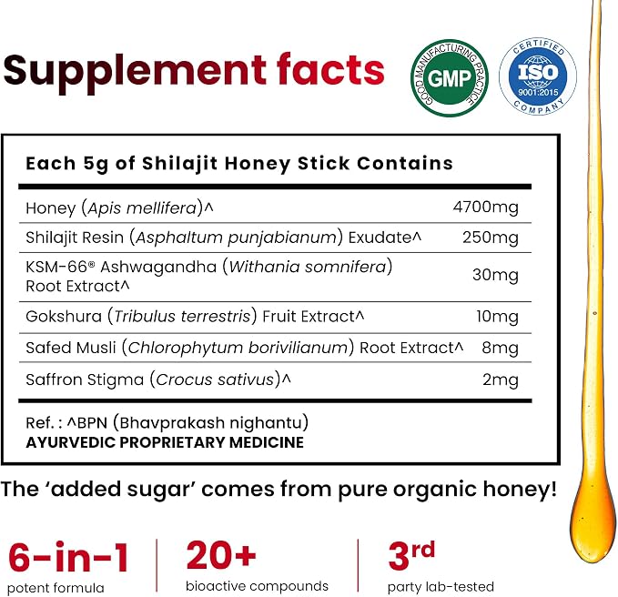 Better Alt Energy Pro Energy Sticks | Natural Energy Booster with Shilajit, KSM-66 Ashwagandha, Safed Musli & Gokshura |30 Sticks| for Men & Women