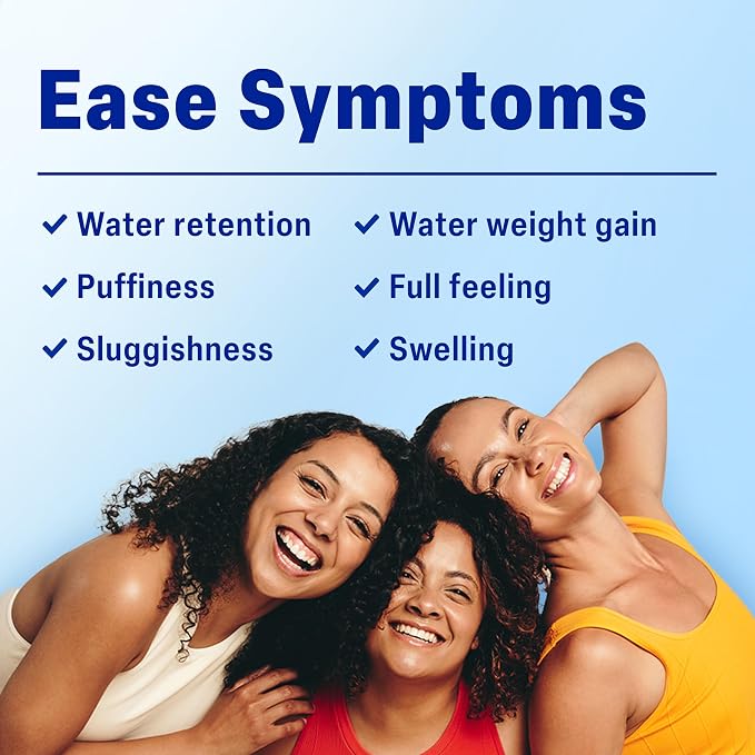 Diurex Ultra Re-Energizing Water Pills - Relieve Water Bloat - Feel Better & Less Heavy - 80 Count