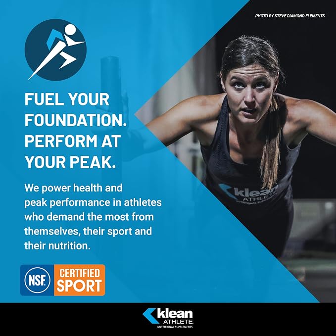 Klean Athlete Klean Ashwagandha - for Occasional Stress - Supports Adaptations to Training* - Adaptogen Blend - Vegan & Non GMO - 60 Capsules