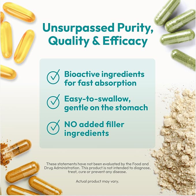 ANDREW LESSMAN Friendly Flora Probiotic 180 Capsules - 10 Billion CFU, Comprehensive Blend of Five Probiotic Strains, Powerful Immune and Digestive Support. Probiotics for Women or Men