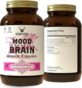 HEART & SOIL – 100% Grass Fed & Finished Beef Brain Supplement from Regenerative Cattle – for Cognitive Function & Memory – 3000mg Focus Supplement with Beef Organs – Glass Bottle – 180 Capsules