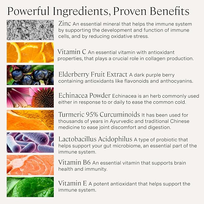 Stonehenge Health Dynamic Immunity Daily Supplement 10-in-1 Immune Boosters Zinc, Elderberry, Echinacea, Vitamin C & Probiotic L. Acidophilus – Supports Immune System 60 Count (Pack of 3)