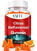 VAITE Citrus Bioflavonoid Complex Supplement 1000mg – Antioxidant Properties, Citrus-Derived Bioflavonoids, Sugar-Free Chewable Formula, Non-GMO, Gluten-Free, Soy-Free, Daily Use, 60 Gummies