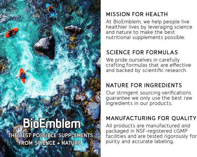 BioEmblem Antarctic Krill Oil Supplement | 1000mg | Omega-3 Oil with High Levels of EPA + DHA, Astaxanthin, and Phospholipids | No Fishy Aftertaste | 60-Count Non-GMO Softgels