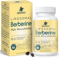 Liposomal Berberine - Berberine Supplement Activates AMPK, Supports Body Balance in Women and Men -Support Immune Function, Gut Function, Non-GMO, Sugar-Free, 60 Softgels