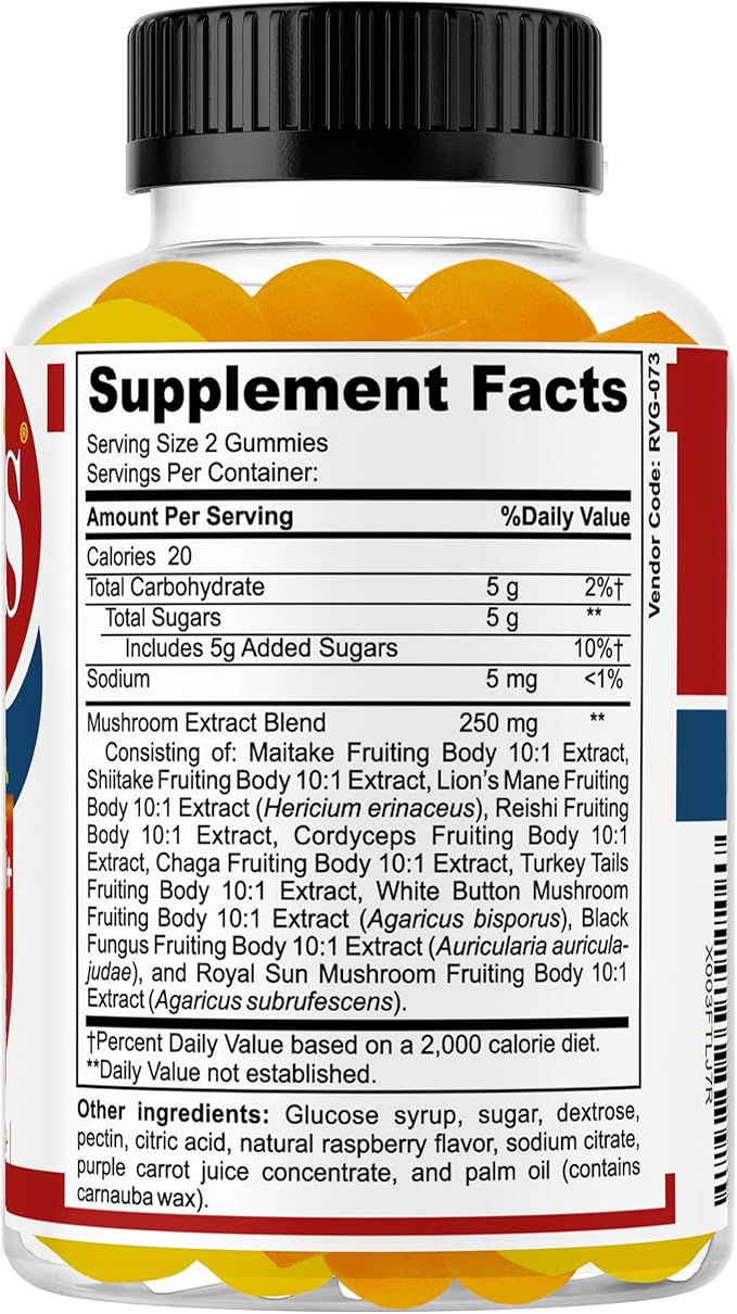 Gummies for Men and Women Support Focus Memory and Mood Nootropics Brain Support Supplement -60 Ct