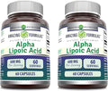 Amazing Formulas Alpha Lipoic Acid | 600 Mg Per Serving Supplement | Capsules | Non-GMO | Gluten Free | Made in USA (60 | 2 Pack)