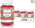 Lunakai USA Made KSM-66 Ashwagandha Gummies for Women & Men – Daily Vegan Supplement for Stress, Mood & Sleep Support – 6 Pack