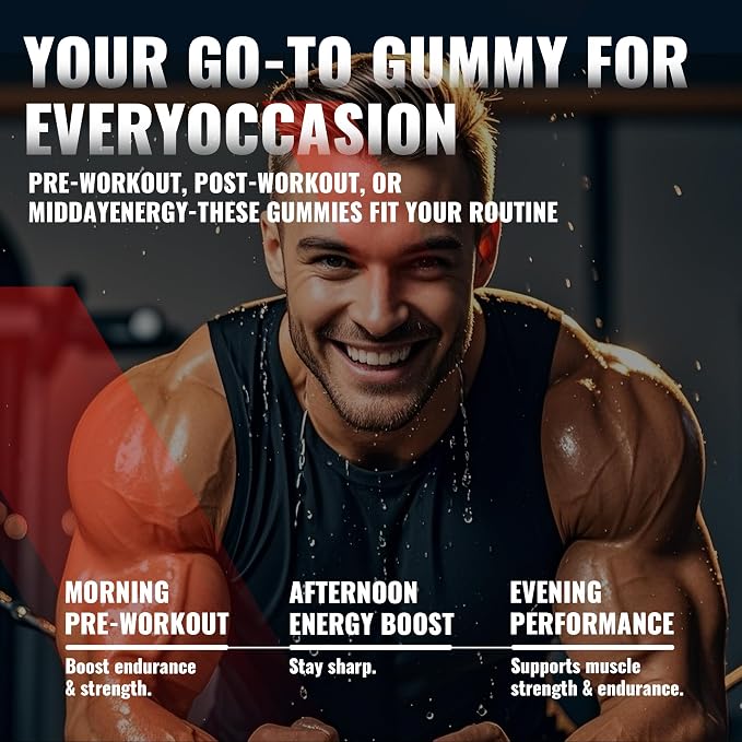 NSF Certified Creatine Gummy - Creatine Monohydrate Gummies for Men & Women-5g of Creatine Monohydrate per Serving - Sugar Free,Vegan, Strawberry Electrolyte Chews, 135 Count