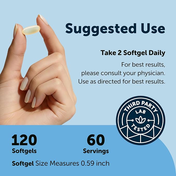 Micro Ingredients Supreme Omega-3 Fish Oil w/Ultra High EPA & DHA, Burpless Softgels | rTG Omega-3 with Vitamin D3 | Wild-Caught Cold Deep-Sea Fish | Lemon Flavor, Easy to Swallow, 120ct