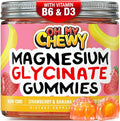 Center-Filled Magnesium Glycinate Gummies 400MG - High Absorption for Kids, Teens & Adults - Supplement for Sleep, Calm & Muscle Relaxation with B6 & D3 - Gluten Free & Vegan Friendly - 120 Count