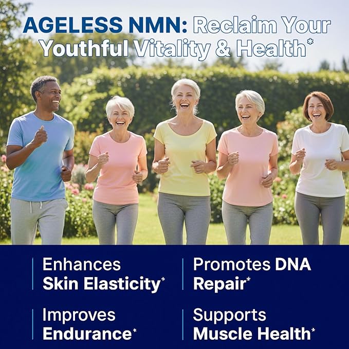 NMN Supplement 500mg – Nicotinamide Mononucleotide | Supports NAD+ Levels, Energy, Cognitive Function, Muscle Health & Healthy Body Composition Capsules (90)