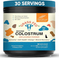 Sandhu's Grass Fed Bovine Colostrum Powder for Humans, Adults | 30 Servings (Pack of 1) Cows Supplement | High IgG for Gut Health | Immunity & Muscle Recovery Support | Unflavored | for Men & Women