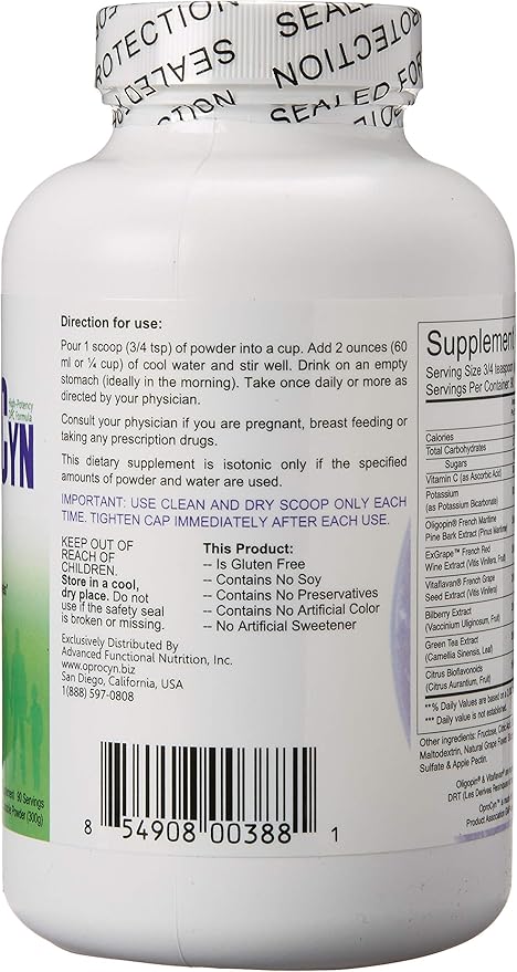 OProCyn Isotonic OPC, 3 Month Supplement, Drink Powder of 300g