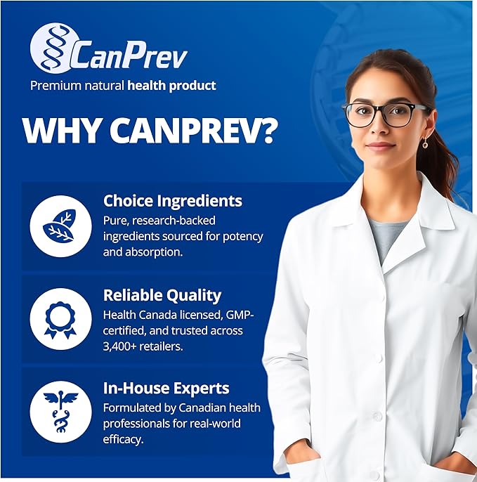 CanPrev Magnesium Bis-Glycinate Gentle 200mg, 120 V-Caps 120-Day Supply - Pure Elemental Magnesium Supplement, Supports Bone and Muscle Function, Gentle on Stomach, Perfect for Daily Magnesium Needs