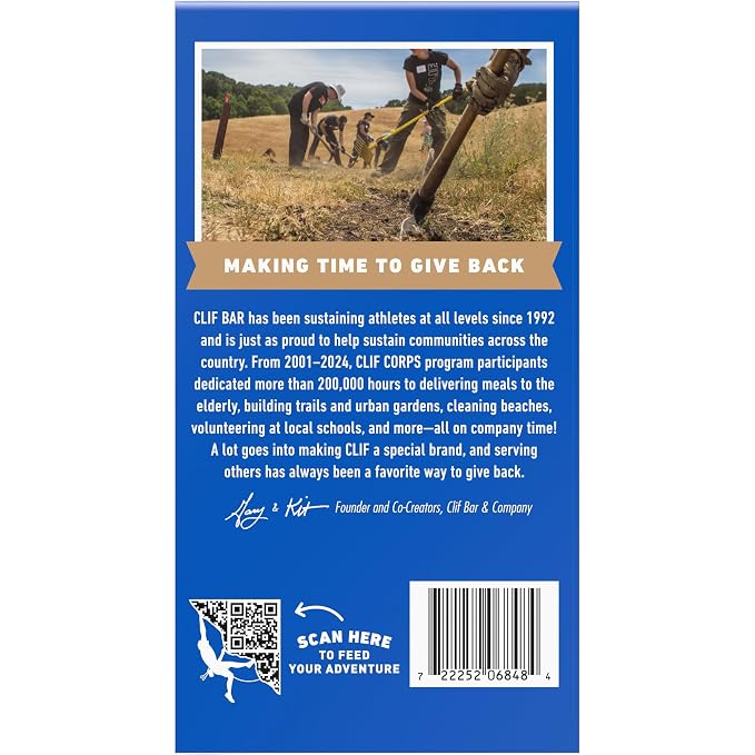 CLIF BAR - Energy Protein Bars - Chocolate Chip - Made with Organic Oats - Energy Bars - Non-GMO - 15 Count, (Pack of 4)