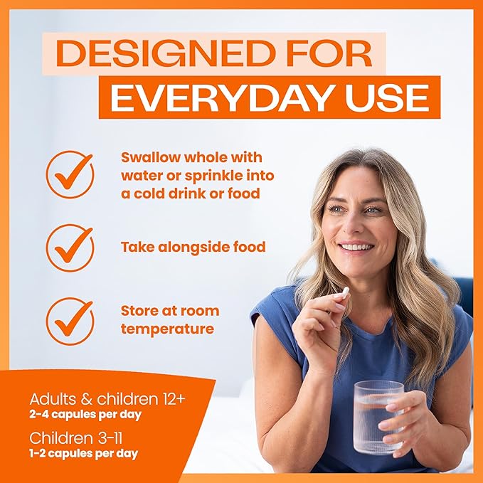 Bio-Kult Everyday Probiotics | 14 Strains | Adult Probiotic Supplement | Non-GMO, Gluten-Free | 120 Capsules