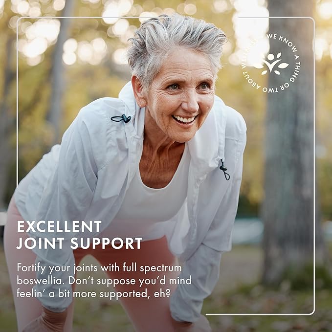 Swanson Double Strength Boswellia Serrata Ayurvedic Joint Supplement for Active Adults Seeking Flexibility and Mobility Support - 800 mg (60 Capsules)