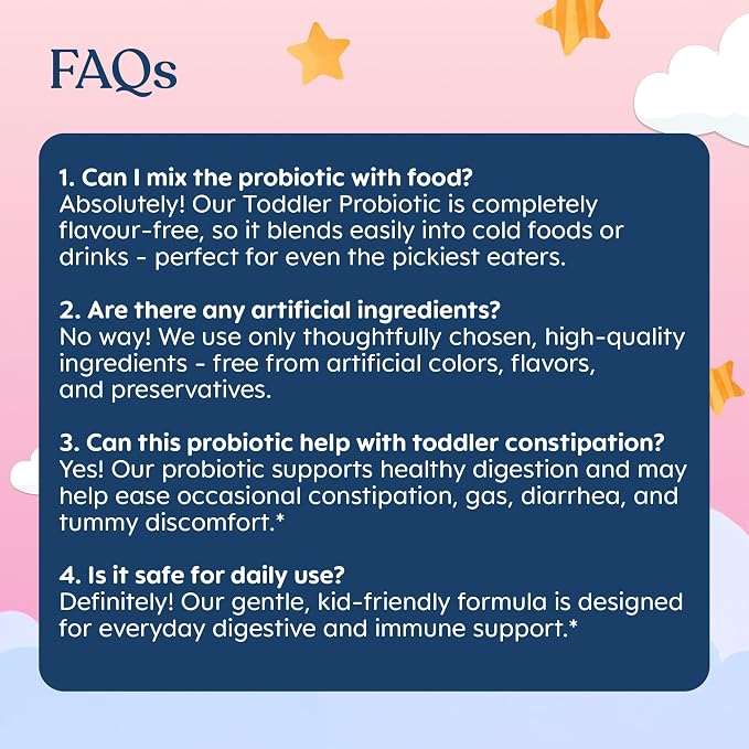 LOVEBUG Kids Probiotic Powder with Prebiotic Fiber - Toddler Immunity Support & Constipation Relief - USDA Organic Probiotics for Childrens Gut & Digestive Health (Ages 1-4) - 30 Pack (Unflavoured)