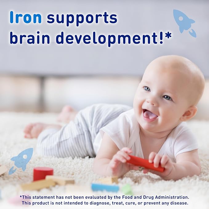 Enfamil Fer-in-Sol Iron Supplement Drops for Infants, 50 mL Dropper Bottle (Pack of 2)