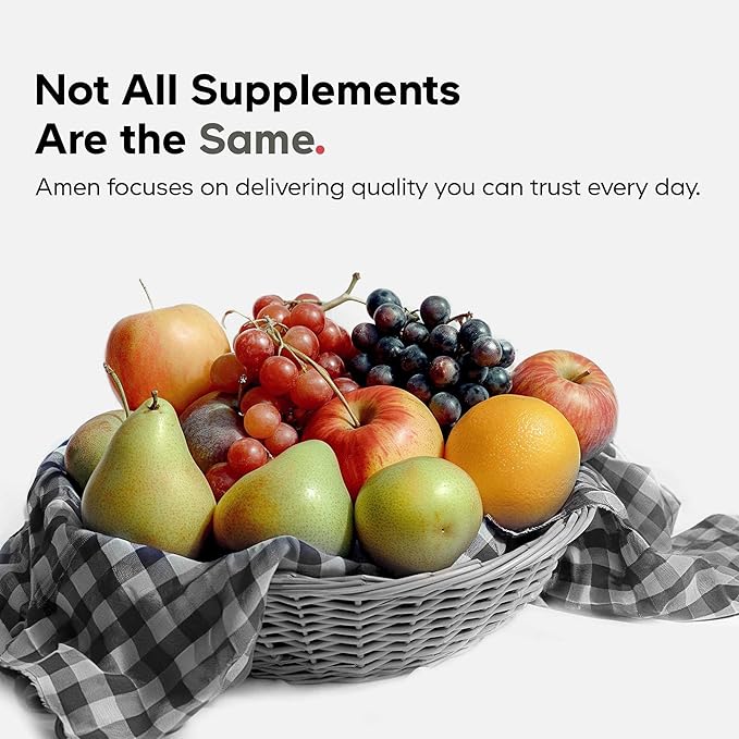 Amen Leaky Gut Supplement - Advanced Formula with Bioavailable L Glutamine, Zinc, Turmeric, DGL Licorice Root - Marshmallow Root - Probiotics & Fermented Prebiotics - Vegan, Non-GMO - 2-Pack