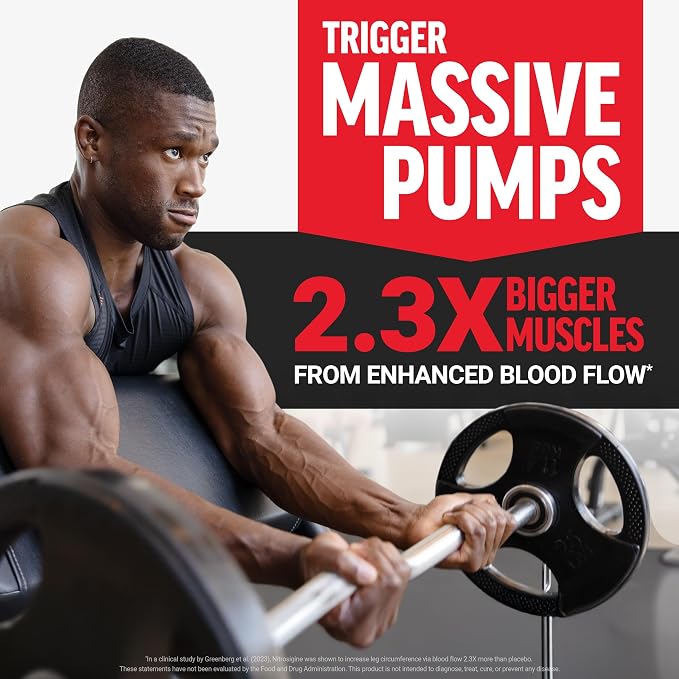 Force Factor Nitric Oxide Booster,Fast-Acting Formula with L-Arginine,Boosts Nitric Oxide Levels,Maximize Muscle Pumps,Enhance Endurance,Improve Circulation,120 Capsules,(Pack of 2)